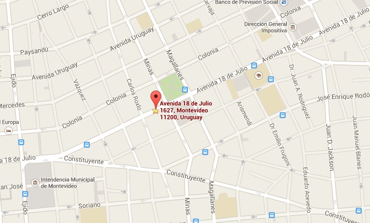 Mapa Sucursal