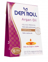 Bandas Depilatorias Corporales Argan Oil x8 Pares Depiroll