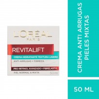 Crema Textura Ligera Piel Mixta Loréal Paris Revitalift 50ml