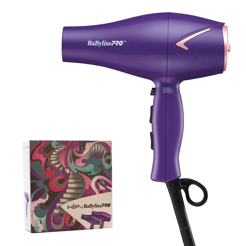 Secador De Pelo Profesional Hip 5907 Violeta Babylisspro| Las Margaritas