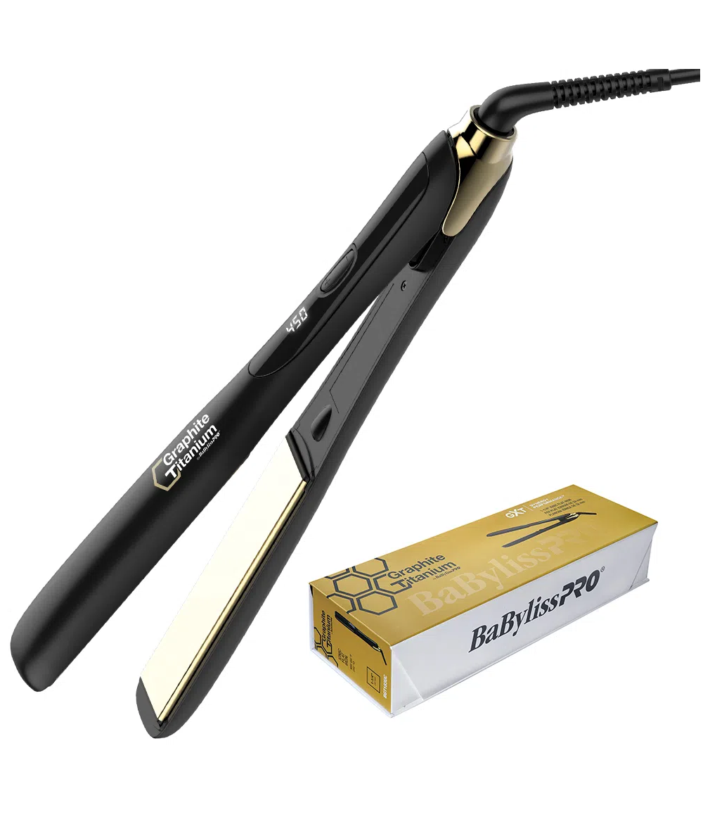 Plancha Iónica De 32mm Graphite Titanium Babylisspro| Las Margaritas