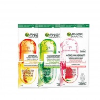 Pack 3 Mascarillas Faciales Garnier