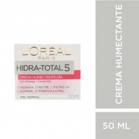 Crema Humectante Día Loreal Paris Hidra Total 5 X 50ml