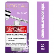 Sérum Contorno de Ojos Loreal Paris Ácido Hialurónico 20ml