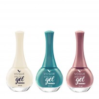 Pack Manicuría x3 Esmaltes Efecto Gel Vogue