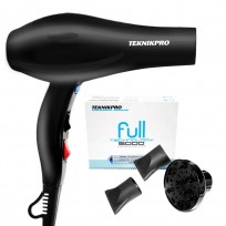 Secador de Pelo Profesional Full Technology 5000 Teknikpro con difusor 