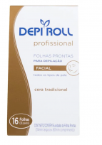 Bandas Depilatorias Faciales x8 Pares Depiroll