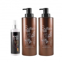 Shampoo Sulfate Free x1000ml + Acondicionador Sulfate Free x1000ml + Spray 11 in one Morocco