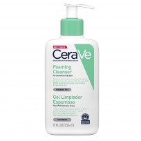 Gel limpiador espumoso de rostro y cuerpo Cerave x 236ml