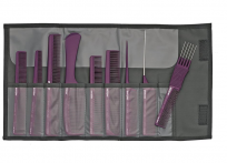 Set de 9 Peines De Carbono Violeta Jaguar