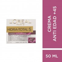 Crema Experto Antiarrugas +45 Loréal Paris Hidra Total 50 Ml