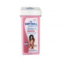 Cera Depilatoria Rosa Roll On x100g Depi Roll