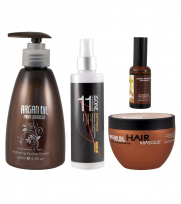 Spray x250 11 in one Argan Oil +  Mascara x250 Argan Oil +  Aceite x50 Argan Oil + Crema Peinar x280 ArganOil Morocco