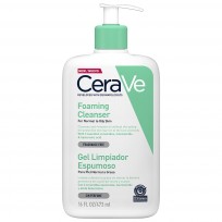 Gel limpiador espumoso de rostro y cuerpo Cerave x 473ml