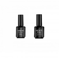Pack Base Coat + Top Coat Glitter Semipermanente Meliné 