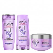 Shampoo + Acondicionador + Tratamiento Hialuronico Loreal