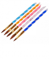 Set De 5 Pinceles Para Construcción De Uñas 