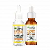 Pack Serum Vitamina C + Serum Noche Anti Manchas Garnier