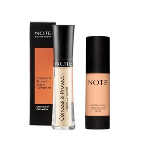 Combo Base  Mattifying + Corrector Líquido Note