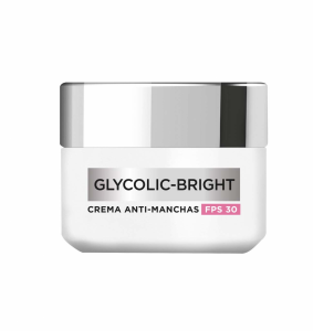 Crema Día FPS 30 Glycolic-Bright x50ml Loreal París