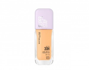 Base Superstay Lumi Matte Tono 123 Maybelline 