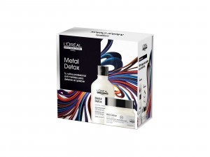 Pack Metal Detox Shampoo x300ml + Máscara 200ml Loreal