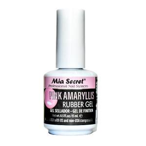 Rubber Gel Top Pink Amaryllis x15ml Mia Secret	