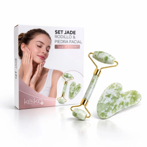 Set Jade Rodillo & Piedra Facial Keiko