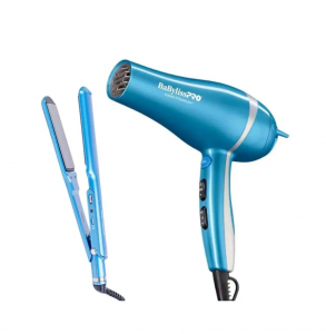 Kit Ionic Nano Titanium Secador + Plancha BaBylissPRO