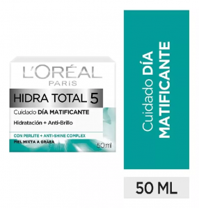 Crema Matificante Loreal Paris Hidra Total 5 X 50ml