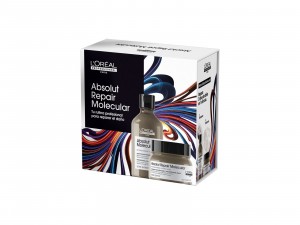 Pack Absolut Molecular Shampoo x300ml+Máscara x250ml Loreal