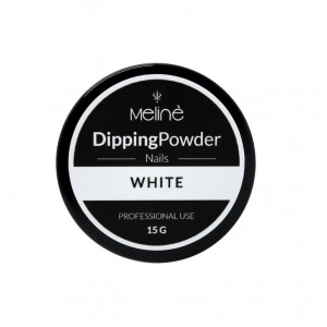 Polvo Acrílico Dipping Powder White X15g Meliné