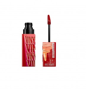 Labial Super Stay Vinyl  Maybelline 200 Salsa