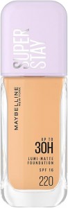 Base Superstay Lumi Matte Tono 220 Maybelline