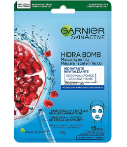 Mascarilla Hidratante REvitalizante Hidra Bomb Granada Garnier