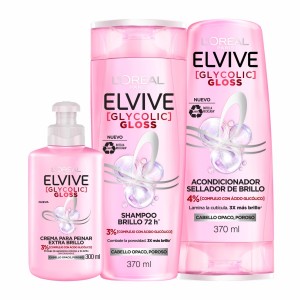 Pack Elvive Glycolic Gloss  Loreal Paris 