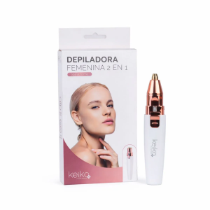 Depiladora Facial Recargable 2 en 1 Keiko