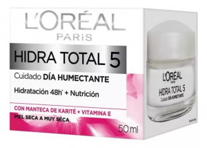 Crema Humectante Día Loreal Paris Hidra Total 5 X 50ml