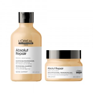 Pack Gold Quinoa Mascara + Shampoo Loreal Professionnel 