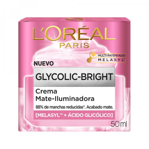 Crema Facial Mate-Iluminadora Glycolic-Bright x50ml Loreal