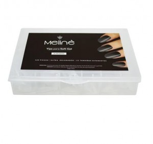 Tips para Soft Gel x 120 piezas Almendra Meline
