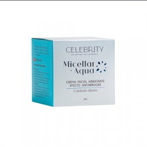Crema Facial Antiarrugas x50g Micellar Aqua Celebrity