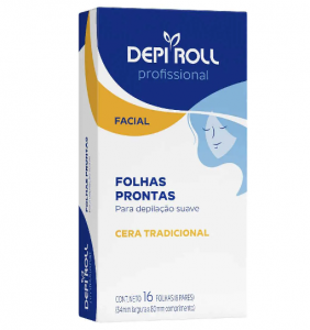 Bandas Depilatorias Facial x8 Pares Depiroll