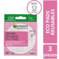 Micellar Reusable Eco Pads 3 Pieces Garnier 