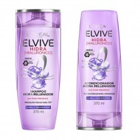 Pack Shampoo + Acondicionador Hialuronico 370ml Loreal Paris
