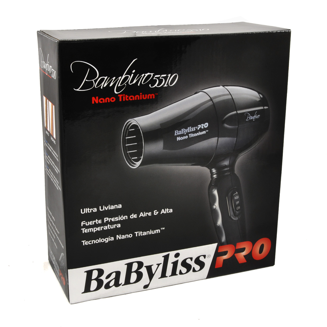 Secador De Pelo Compacto Bambino 5510 Babyliss Pro Las Margaritas